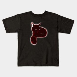 Colorful Animals - Red Cat Kids T-Shirt